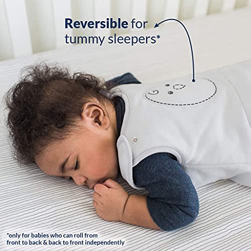 חפיסת חפיסה 2 של שעועית קינון - שקי שינה משוקללים בעדינות | תינוק: 0-6 חודשים | כותנה | עזרה